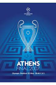 Athens Champions League Final 2007 Poster Champions League Champions League Poster Uefa Champions League