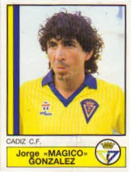‎cuenta oficial del cádiz club de fútbol, fundado en 1910. Old School Panini On Twitter Jorge El Magico Gonzalez Cadiz C F 1986 87