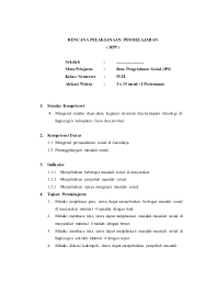 Download | rpp 1 lembar kelas 2 semester 2. Rpp Ktsp Kelas Iv Ips