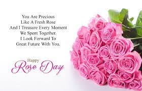 Beautiful Happy Rose Day Quotes With Lovely Greetings Images For 7th Feb Roseday 7thfeb Happyroseda Happy Promise Day Happy Valentines Day Card Day Wishes