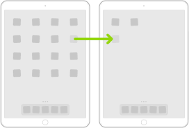 Moving the dock to a second display is not straightforward but it's easy to do. Move And Organize Apps On Ipad Apple Podrska