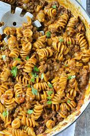 One Pot Cheesy Taco Pasta Recipe Recipes Taco Pasta Food And Drink