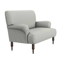 Stone And Beam Modern Sweeping Arm Settee 51 W Oxford Stripe Charcoal You Can Get More Details By Clicking On The Image It Is An Affi Settee Beams Furniture