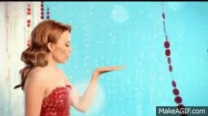 Australia kangaroo merry christmas jumping australian emoticon. Kylie Minogue Merry Christmas Ad Channel 9 Australia 2013 On Make A Gif