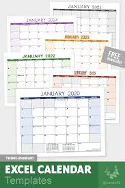 19 blank, editable and customisable templates to download and print. Excel Calendar Templates Excel Calendar Template Excel Calendar Calendar Template