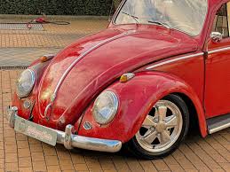 Image result for Coral Red 1950 Beetle