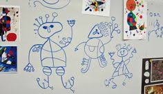 An den bildern des katalanischen künstlers gefiel den kindern vor allem ihre farbigkeit und geniale einfachheit. 31 Miro Unterrichtsideen Ideen Kunst Fur Kinder Kunst Unterrichten Kunst Grundschule