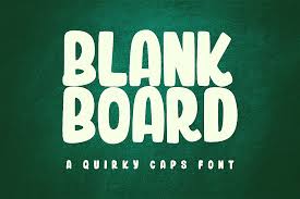 Download Blank Board Font By Deedeetype Creative Fabrica SVG Cut Files