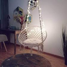 71 chair hanging black #chair #hanging #black please click link to find more reference,,, enjoy!! Kinden Led Hammock Chair Light Up Macrame Swing Chair 12m Led Light For Indoor Outdoor Home Patio Deck Y Room Ideas Bedroom Cute Bedroom Decor Cute Room Decor