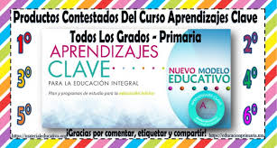 Libros de apoyo de tercer grado telesecundaria. Productos Contestados Del Curso Aprendizajes Clave De Todos Los Grados De Primaria Educacion Primaria