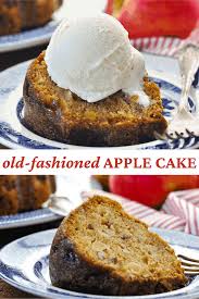 Old Fashioned Apple Cake Recipe In 2020 Moist Apple Cake Recipes Desserts Apple Cake Recipes