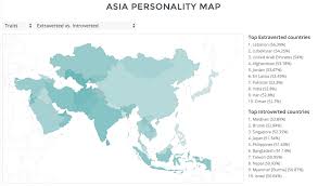 map asia personality test map extraverted vs introverted