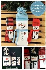 We don't need to mention that, inside every chocolate wrapper, there is delicious chocolate hiding. Snowman Craft Candy Bar Wrapper Diy The Savvy Age