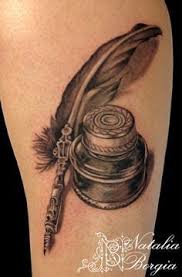 ink pot and quill quill tattoo pen tattoo quill and ink ink pot and quill quill tattoo pen