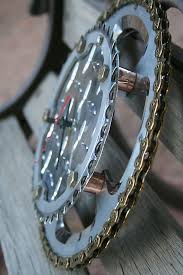 Bicycle Parts Wall Clock Bicycle Clock Bicycle Parts Art Bicycle Parts
