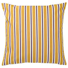 Funkon Kissenbezug Drinnen Draussen Dunkelgelb Lila 50x50 Cm Ikea Osterreich Cushion Cover Patio Cushions Outdoor Cushions