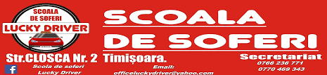 Plata in rate, intocmire dosar, curs nelimitat, simulator auto, masini noi. Scoala De Soferi Lucky Driver Pentru Soferi Norocosi