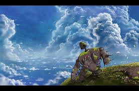 Castle in the sky robot scene. Studio Ghibli Night Sky Wallpaper Novocom Top