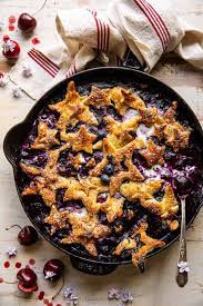 Skillet Blueberry Bourbon Pandowdy Recipe Half Baked Harvest Food Sweet Sauce