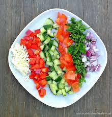 Einfacher Schopska Salat Schnelle Einfache Rezepte Rezept Salat Fettarm Kochen Rezepte