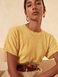 Cece embellished collar short sleeve sweater. Linen Blend Short Sleeve Sweater Banana Republic