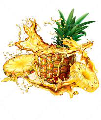 Pineapple Into Of Splashes Juices In 2021 Pineapple Splash Juice