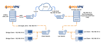 Site To Site Layer 2 Bridging Using Openvpn Access Server And A Linux Gateway Client Openvpn