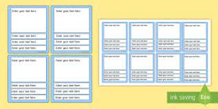 We can now print a single pack of cards in any size with any amount of cards in a pack. Create Your Own Top Trumps Primary School Twinkl