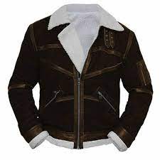 Power 50 Cent Brown Shearling Jacket By Famous Movie Jacketspower Is A Famous Crime Drama Tv Series Jackets Men Fashion Fur Leather Jacket Mens Jackets Casual