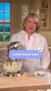 Martha Stewart's Lemon Bundt Cake Recipe