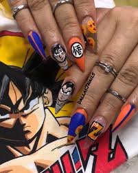 The anime first premiered in japan on april 26, 1989 (on fuji tv) at 7:30 p.m. Dallasjnails On Instagram Coming With The Dragonball Z Vibez For My Boo Beautydoll Mua Al Acrylic Nails Stiletto Kawaii Nails Glamour Nails