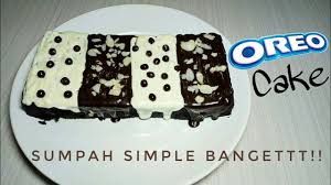 Selesai sudah kue bolu batik siap untuk disajikan, selanjunya tinggal anda nikmati selagi hangat, karena rasa dan kerenyahan dari bolu batik akan sangat terasa, saat kue masih dalam. Viral Cara Buat Oreo Cake Dengan 2 Bahan Saja Kue Oreo Makanan Oreo