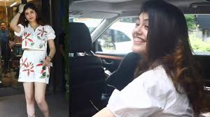 Sanjana Sanghi looks gorgeous in a co-ord set, wishes paparazzi Happy  Rakhi