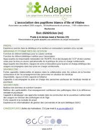 Pour ce faire montez votre dossier individuel comprenant un cv une lettre de motivation et votre notification de la cdaph. Groupe Ec6 L Adapei 35 Recrute Le Groupe Ec6 Expert Facebook