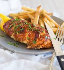 Using only dry ingredients, this moist and tender chicken will win top honors at your house! Triple Cheese Stuffed Chicken Wrapped In Bacon Don T Go Bacon My Heart