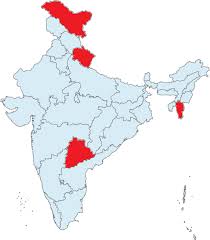 Map Skill On An Outline Map Of India- (A) Mark The States Of Punjab,  Hyderabad And Bengal In The Eighteenth - Brainly.In