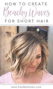 Does that mean we have to be stuck with average looking hair for. How To Create Easy Beach Waves For Short Hair Short Hair Waves How To Curl Short Hair Beach Waves For Short Hair