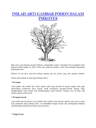 Maybe you would like to learn more about one of these? Tips Menggambar Pohon Psikotes