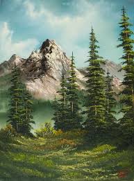 Bob ross is best known for his pbs television series, the joy of painting, which first aired in 1983. Bob Ross Paintings For Sale High Meadow Painting 86042 Bob Ross High Landscape Paintings Forest Painting Bob Ross Paintings