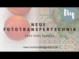Wetterfeste gartendeko im betonrahmen und mit individuellem foto. Fototransfer Ohne Rubbeln Und Papierschleier I Diy I Natural Hygge By Patricia Youtube