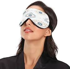 Amazon.com: Evil Eye Sleep Mask for Women Men Soft & Comfortable Eye Mask  Light Blocking Blindfold Adjustable Night Eye Cover for Travel Sleeping :  ...