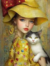 From our ongoing "Girls and their Cats" series #girls #cats #kitten #fun  #smiles #meow