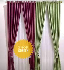 Gorden sebanyak 3 buah dengan warna dan bahan model yang berbeda dipesan klien. Toko Online Shop Gorden Official Lazada Co Id