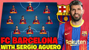 Arjantinli golcü ile 2 yıllık sözleşme imzalanırken, oyuncunun sözleşme fesih bedeli de 100 milyon euro olarak belirlendi. Omg Barcelona Potential Lineup 2021 2022 With Sergio Aguero Youtube