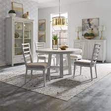 Powerful and easy to use. Liberty Furniture Modern Farmhouse 5pc Round Dining Room Set In White Est Ship Time Is 8 10 Weeks By Dining Rooms Outlet
