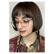 Becky's request.. the 'Jellyfish haircut' the length underneath has been  plaited. We love this look.. a nod to the 1920s 🪼 women would have cut the  front of their hair to a