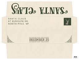Free envelop templates are the greatest and simple alternative to buying envelopes. Santa Envelopes Free Printables Printabulls