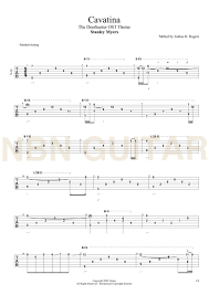 Cavatina Free Classical Guitar Tabs Nbn Guitar Guitar Tabs Classical Guitar Acoustic Guitar Lessons