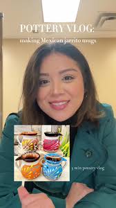 3min pottery vlog: making ceramic jarrito mugs , glazing next! 🎨🥹 follow  to see how they come out 🫶🏼✨ THE PROCESS: THROWING > TRIMMING >  PULLING/ADDING HANDLES > BISQUE > GLAZING > KILN FIRE #pottery ...