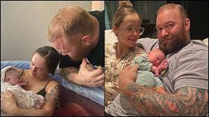 Game Of Thrones Actor Hafthor Bjornsson Aka The Mountain Wife Kelsey Welcome A Baby Boy